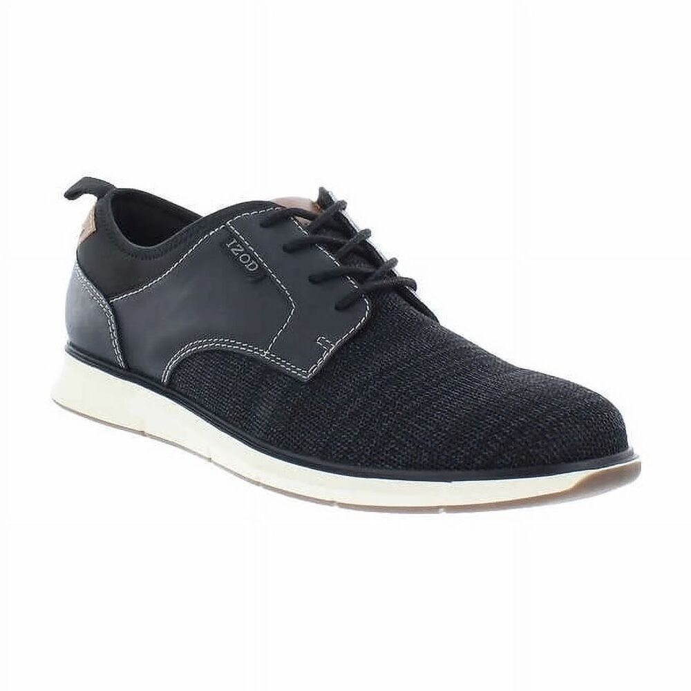 Izod Drift Oxford Casual Shoes for Men, Breathable Knit Lightweight Memory Foam
